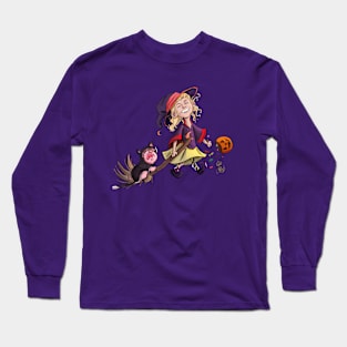 Messy Little Witch Long Sleeve T-Shirt